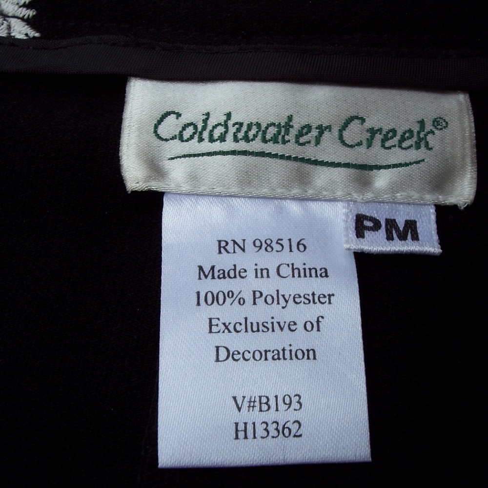 Coldwater Creek Long Pencil Skirt Petite Sz M PM - Picture 7 of 8